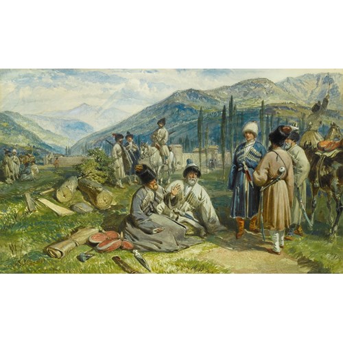 Circassians at the Fort of Waia